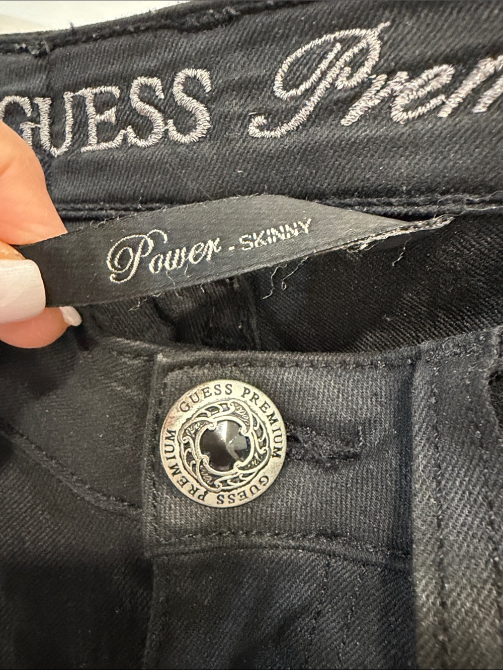 Guess Black Skinny Premium Jeans - Picture 3 of 5